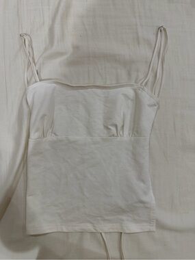 Edikted White Double-Strap Camisole
